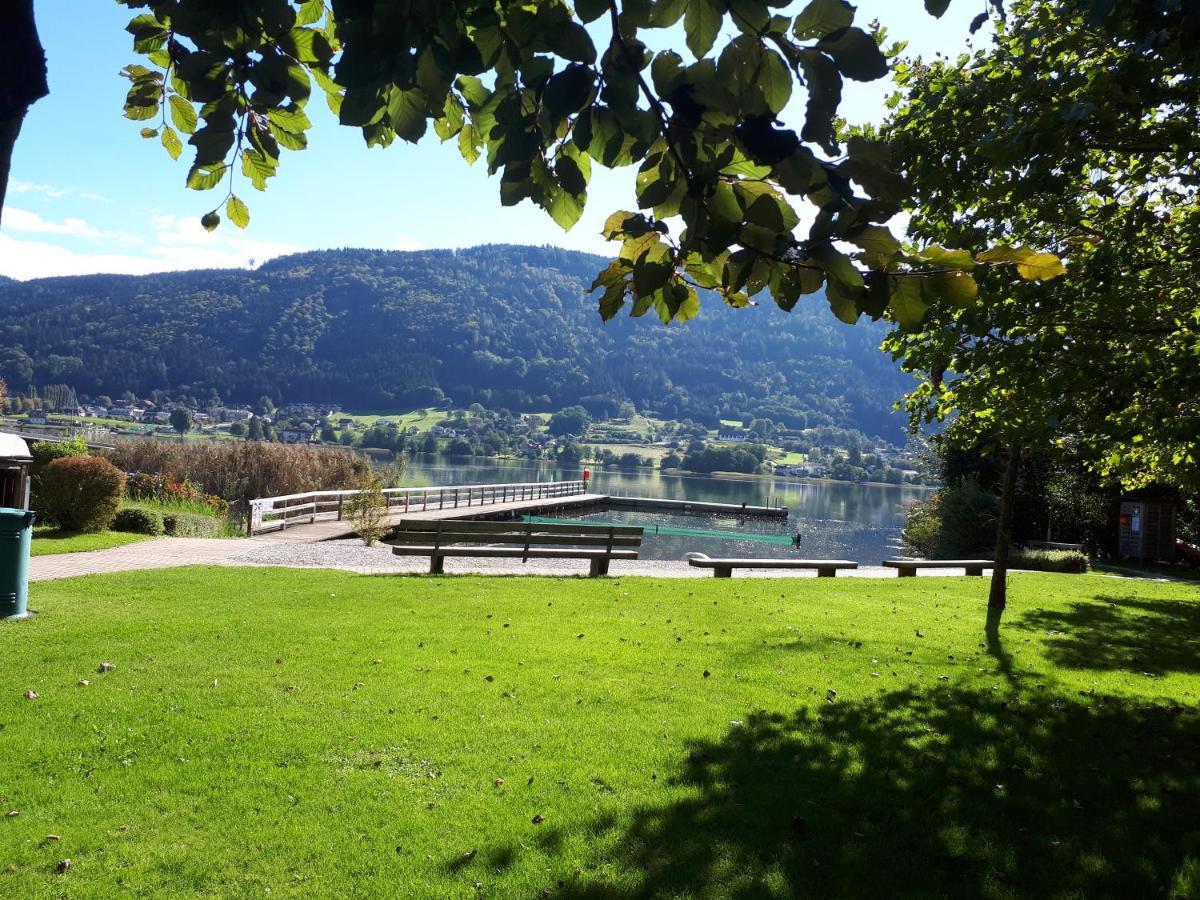 Kaspar Haus Kmb Seeblick Appartement Am Ossiacher See Mit Direktem Seezugang, Hallenbad Bodensdorf Zewnętrze zdjęcie