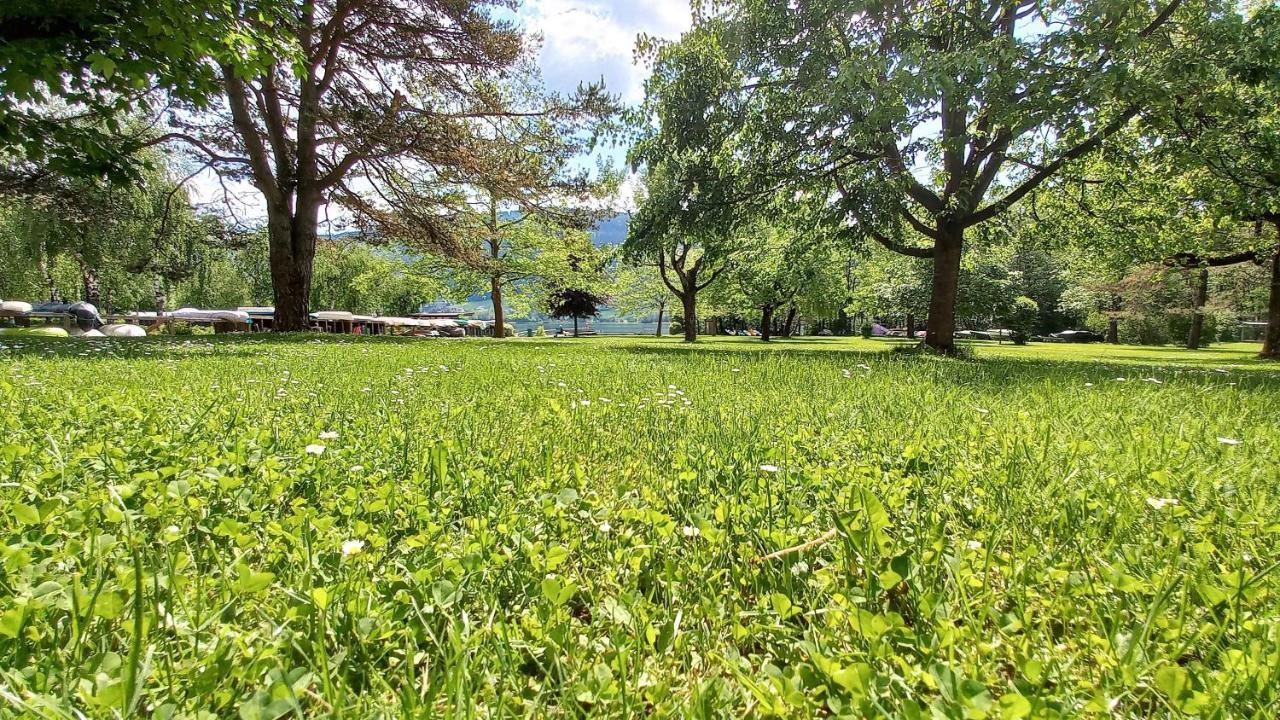 Kaspar Haus Kmb Seeblick Appartement Am Ossiacher See Mit Direktem Seezugang, Hallenbad Bodensdorf Zewnętrze zdjęcie